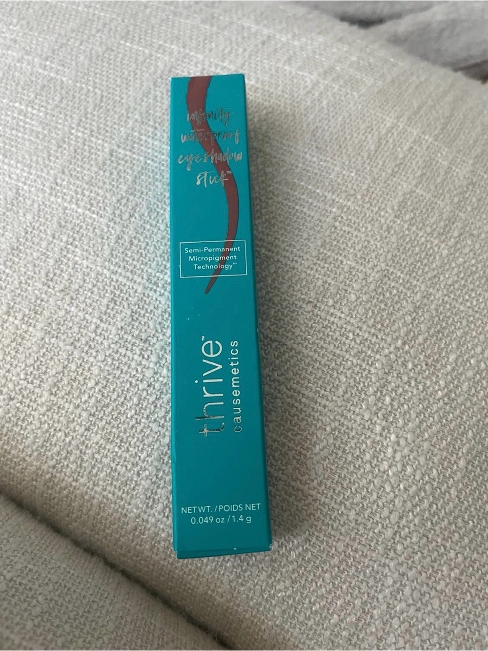 Thrive Causemetics Infinity Waterproof Eyeshadow Stick Kaelyn Warm Sienna Matte